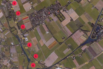 mogelijke voor locatie transformatorstation nabij de Weel (Niedorp)