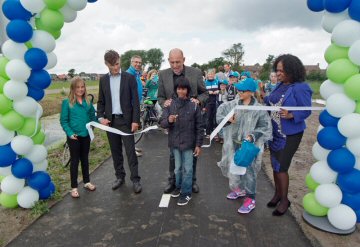 Gemaal en fietspad Burgerbrug geopend 2013